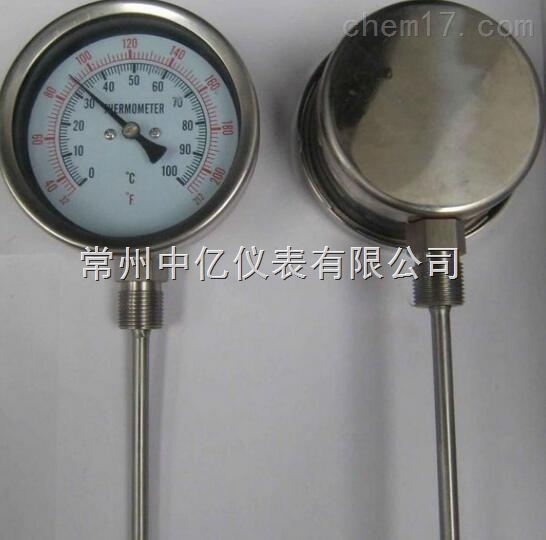 不銹鋼雙金屬WSS-313徑向型雙金屬溫度計廠家