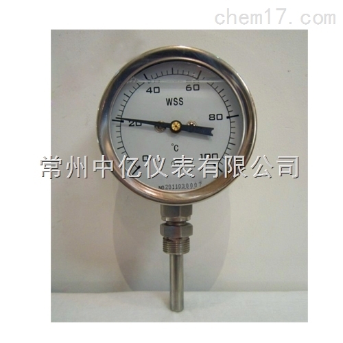 耐震雙金屬溫度計HC-WSSN耐震電接點雙金屬溫度計價格